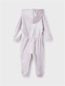 NAME IT Velour Jumpsuit Ribers Orchid